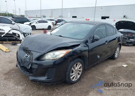 2012 Mazda Mazda3 I Touring z USA, uszkodzony, nr VIN JM1BL1V73C1668711
